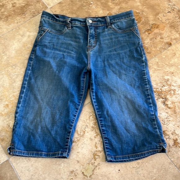 Levi's Pants - Levi’s 512 Perfectly Slimming Bermuda Denim Shorts